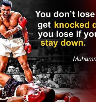Muhammad Ali Poster Quote Boxing